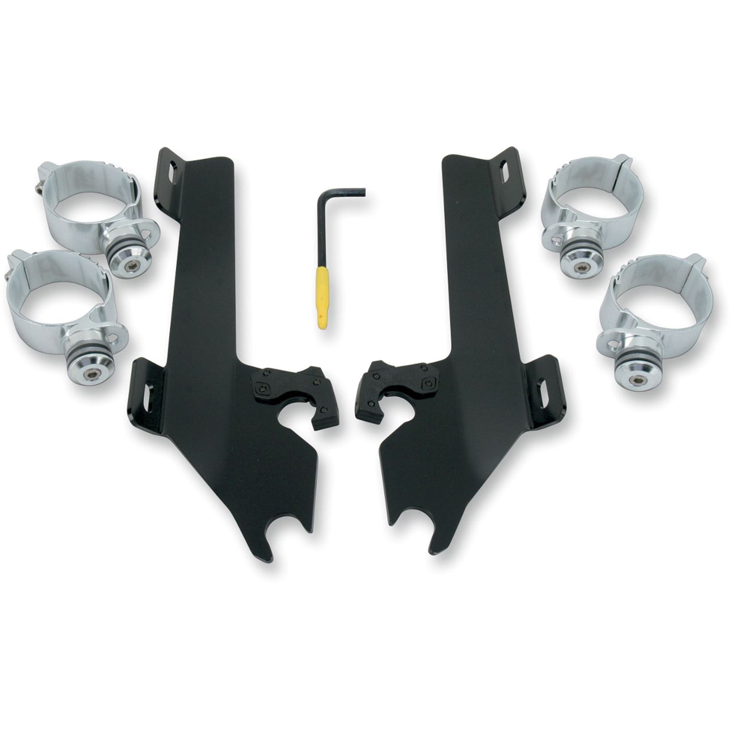 Memphis Shades Batwing Trigger Lock Mounting Kit - Kingpin - Black MEK1928_427518