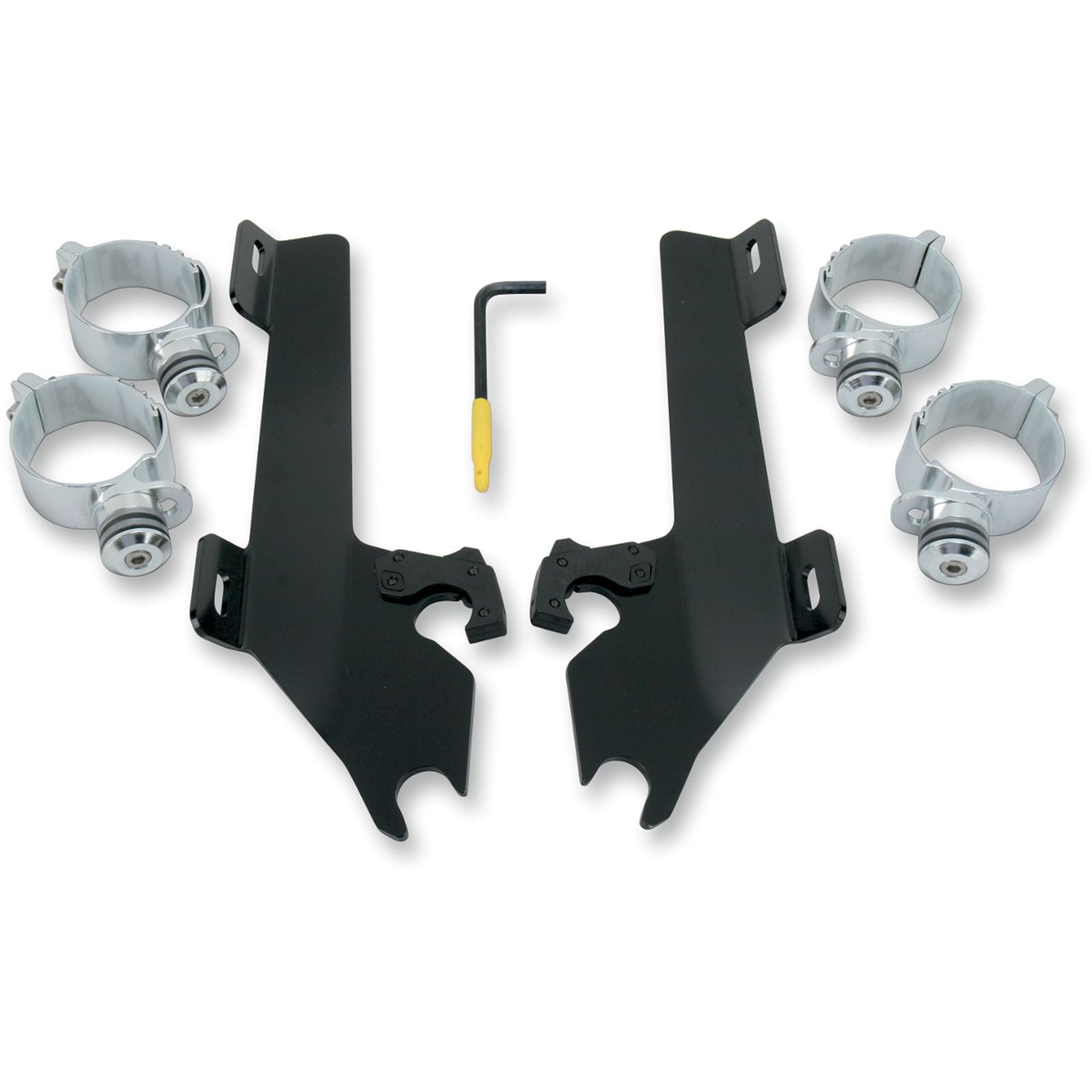Memphis Shades Batwing Trigger Lock Mounting Kit - Kingpin - Black MEK1928_427518