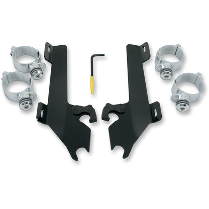 Memphis Shades Batwing Trigger Lock Mounting Kit - Kingpin - Black MEK1928_427518