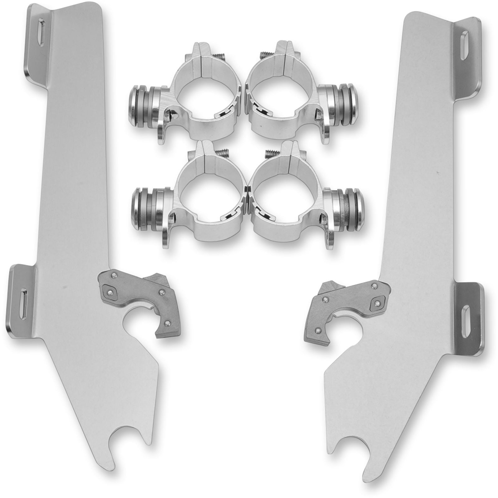 Memphis Shades Batwing Trigger Lock Mounting Kit - Vegas - Polished MEK1929_427519