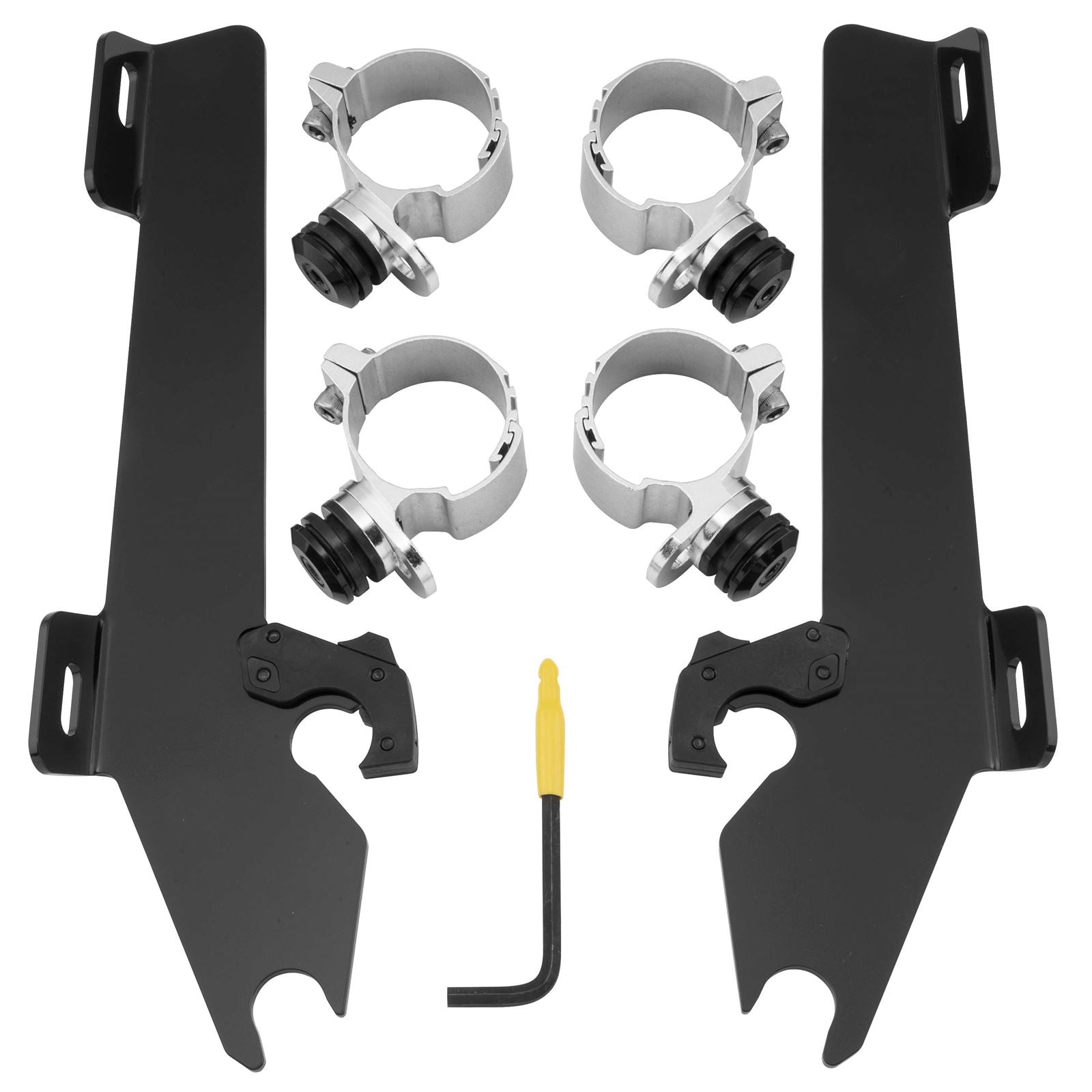 Memphis Shades Batwing Trigger Lock Mounting Kit - Vegas - Black MEK1930_73402