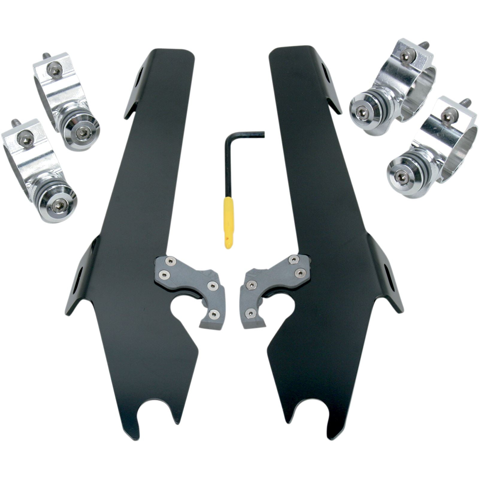 Memphis Shades Batwing Trigger Lock Mounting Kit - Vegas - Black MEK1930_427520