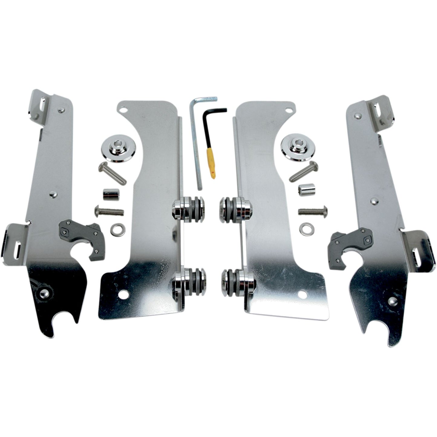 Memphis Shades Batwing Trigger Lock Mounting Kit - Stratoliner - Polished MEK1937_427526