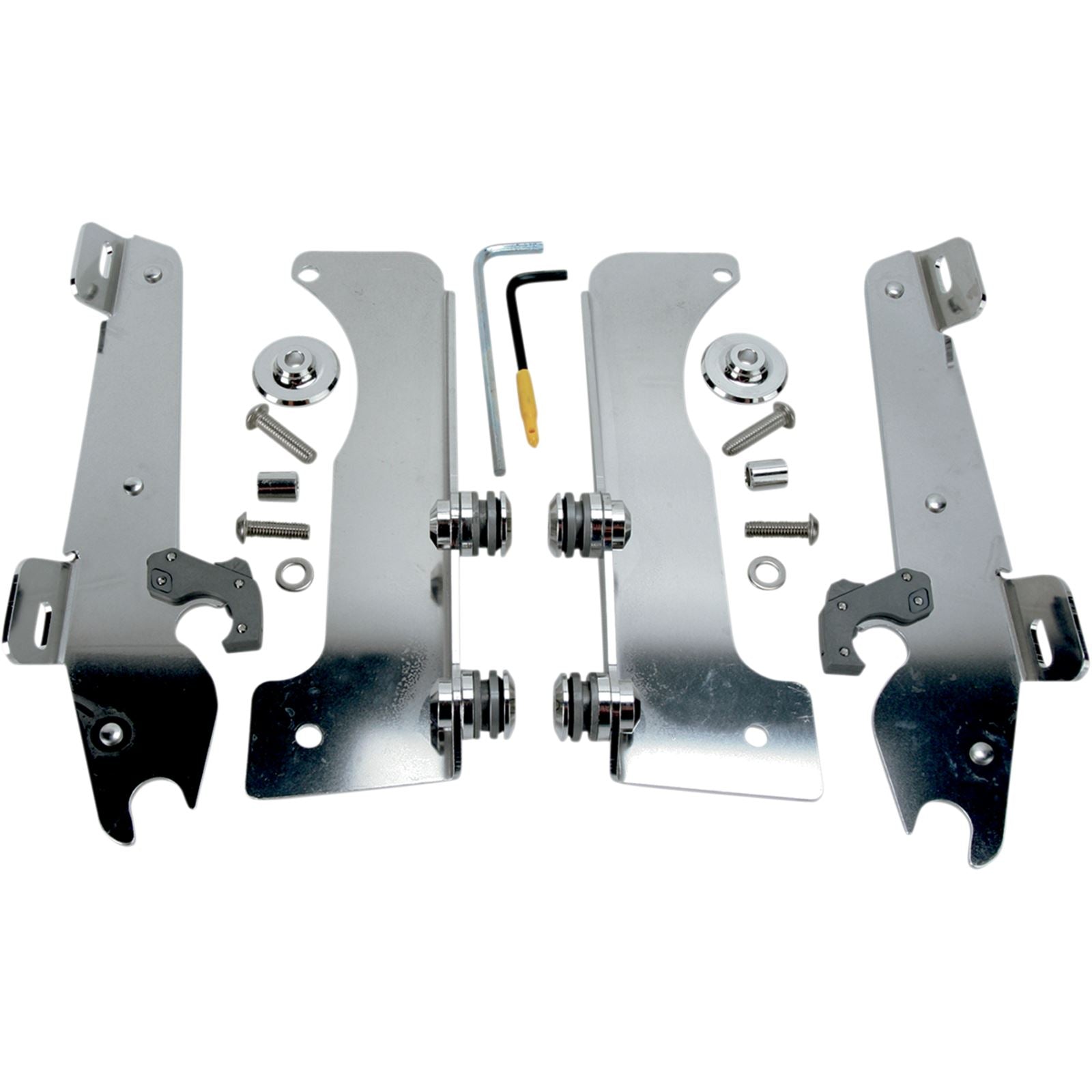 Memphis Shades Batwing Trigger Lock Mounting Kit - Stratoliner - Polished MEK1937_427526
