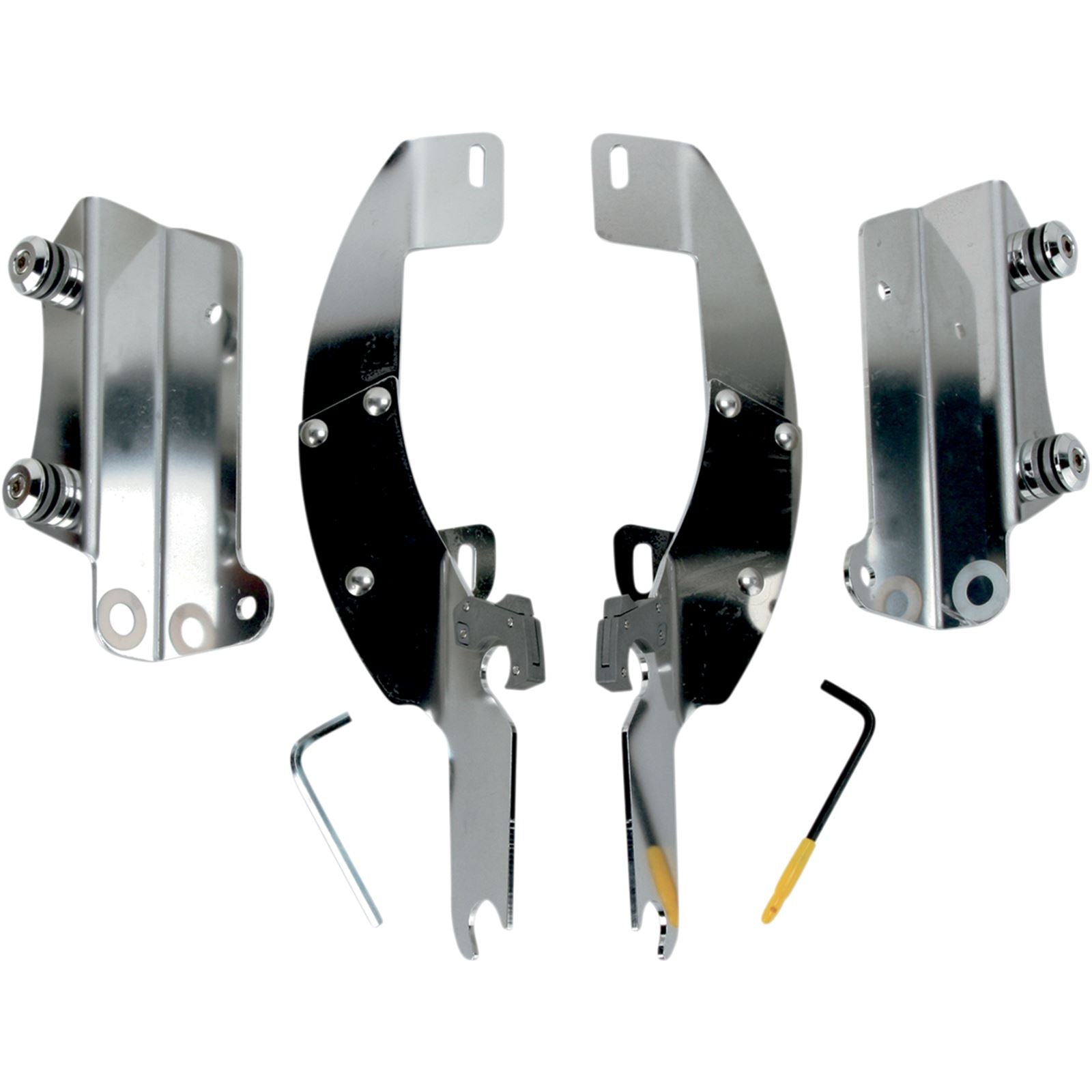 Memphis Shades Batwing Trigger Lock Mounting Kit - Nomad - Polished MEK1947_427530