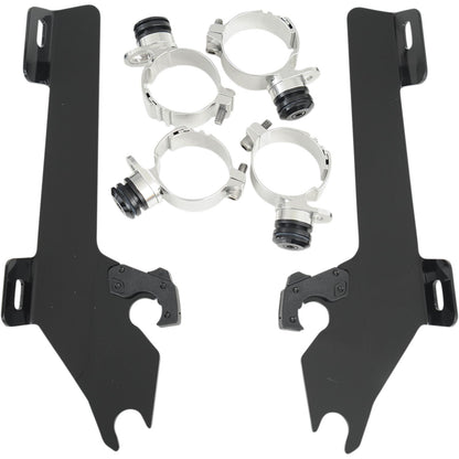 Memphis Shades Batwing Trigger Lock Mounting Kit - Raider - Black MEK1954_427541