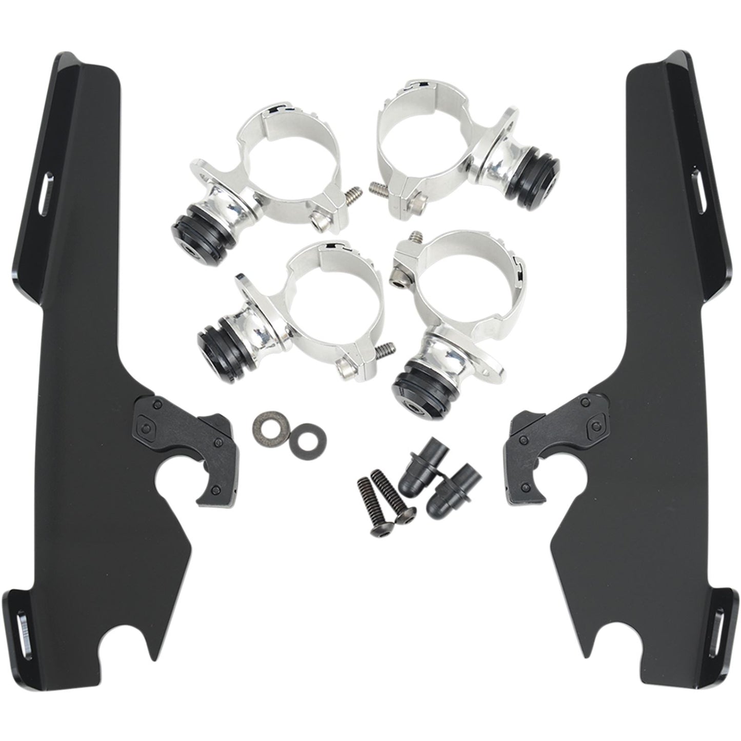Memphis Shades Batwing Trigger Lock Mounting Kit - VT750 Phantom - Black MEK1957_427548