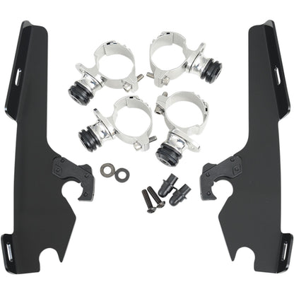 Memphis Shades Batwing Trigger Lock Mounting Kit - VT750 Phantom - Black MEK1957_427548