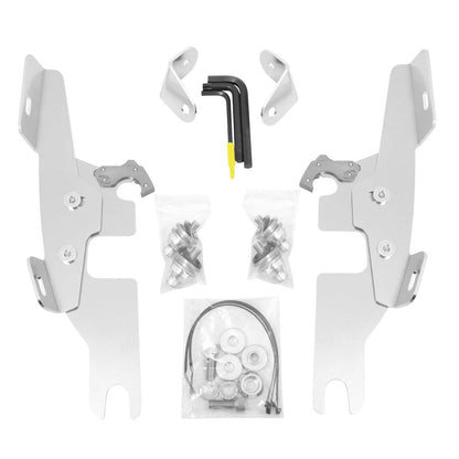 Memphis Shades Batwing - Mounting Kit - Polished - Switchback MEK1983_73418