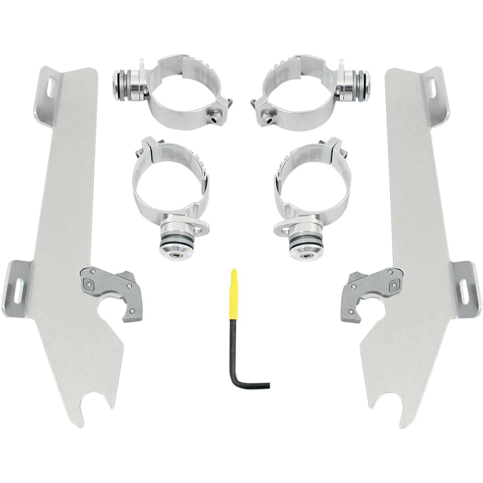 Memphis Shades Batwing Trigger Lock Mounting Kit - M50 - Polished MEK1990_427636