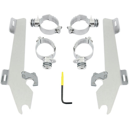 Memphis Shades Batwing Trigger Lock Mounting Kit - M50 - Polished MEK1990_427636