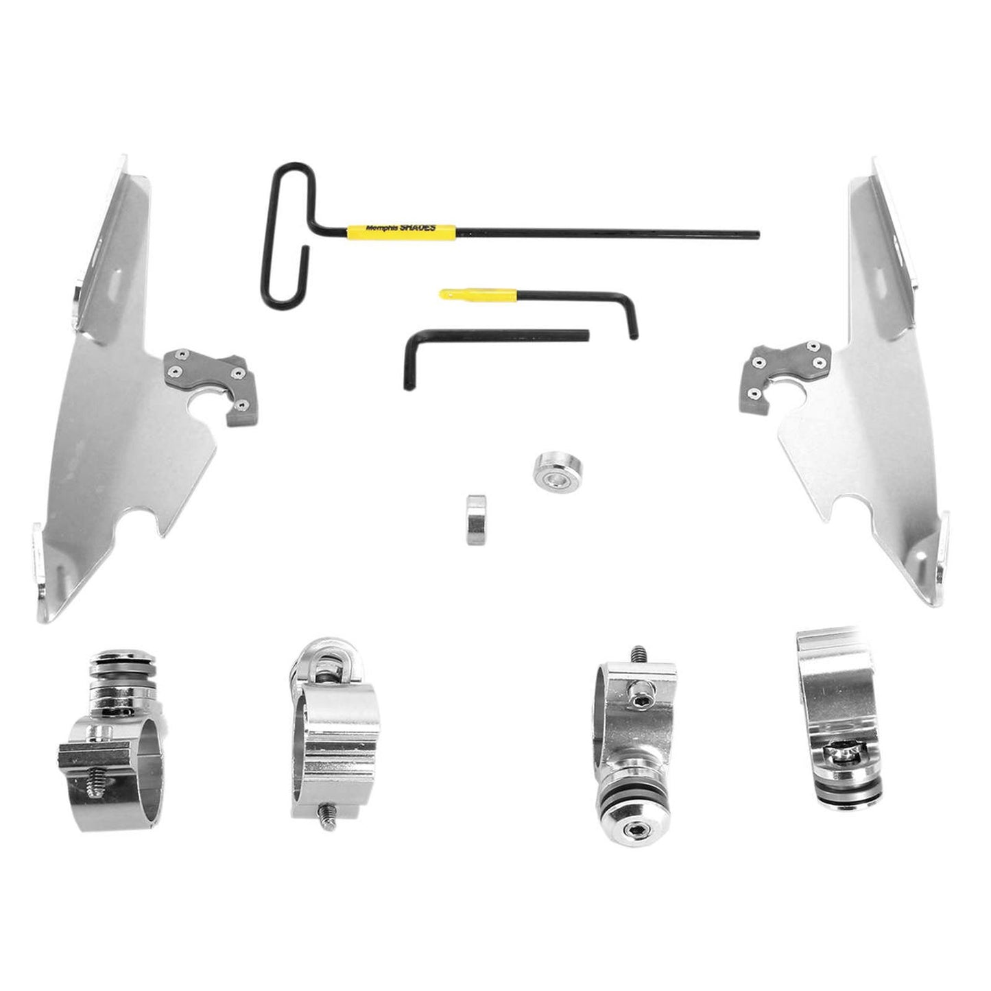 Memphis Shades Batwing - Mounting Kit - Polished - XL12C MEK2008_73422