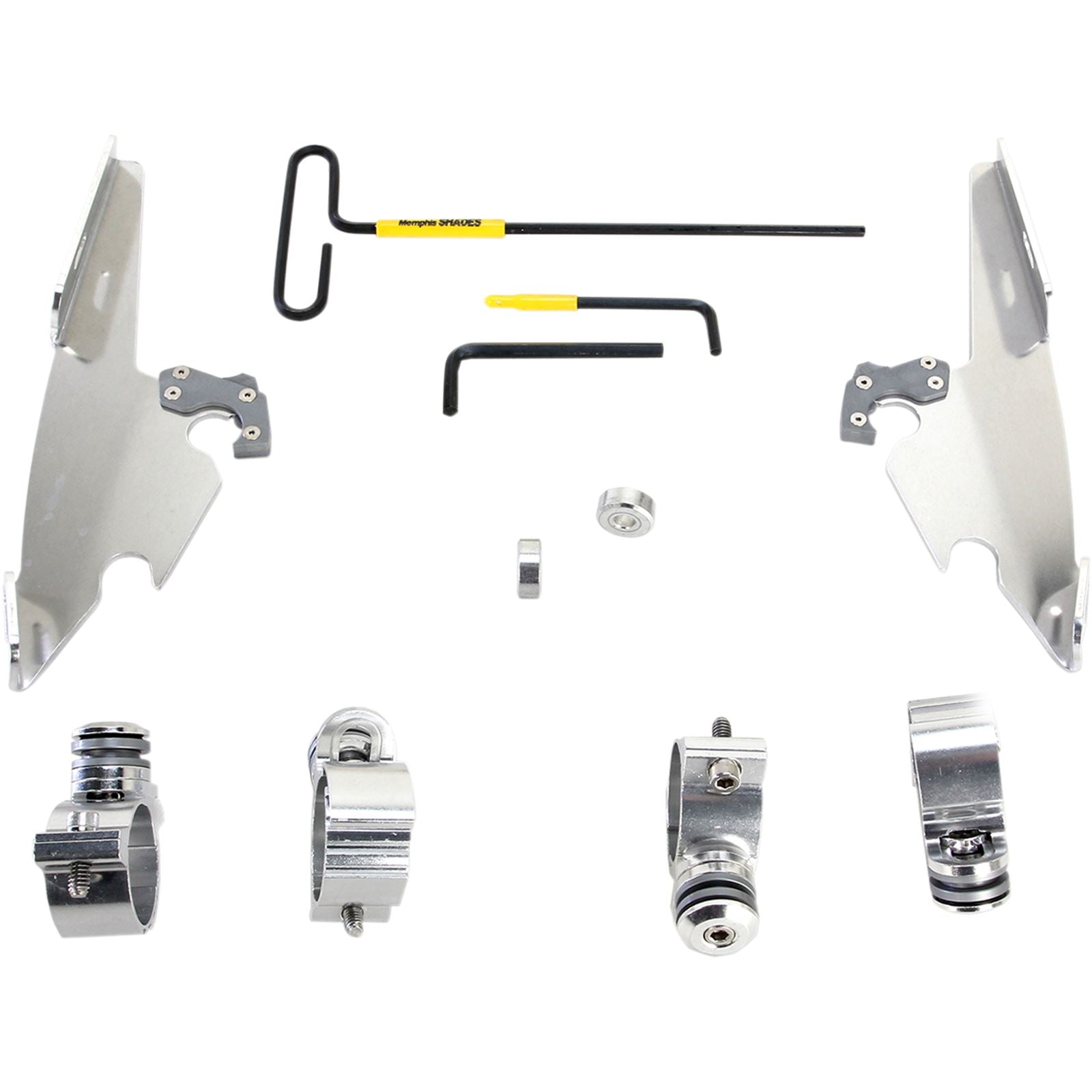 Memphis Shades Batwing - Mounting Kit - Polished - XL12C MEK2008_426721