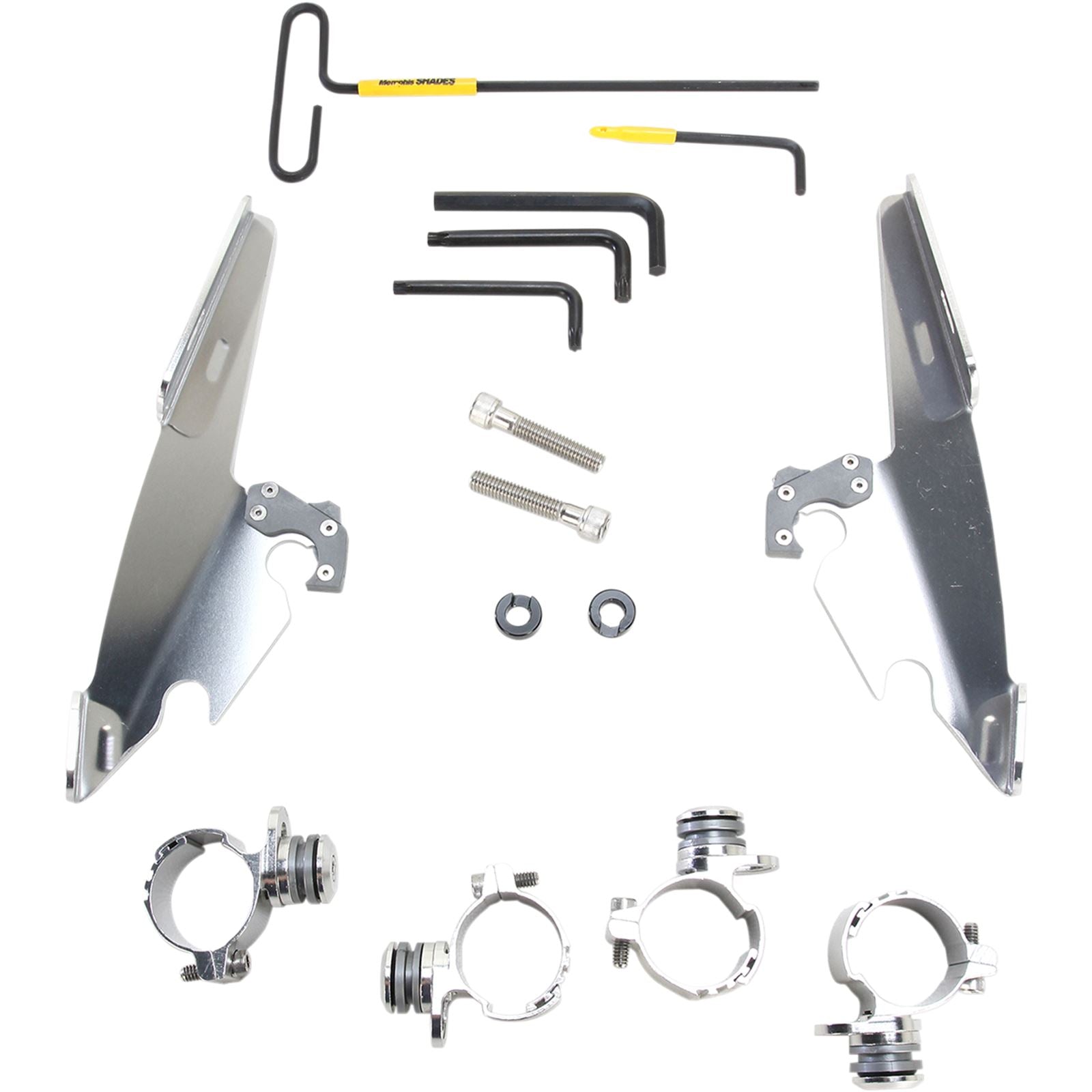 Memphis Shades Batwing - Mounting Kit - Polished - XL48 MEK2009_426756
