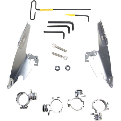 Memphis Shades Batwing - Mounting Kit - Polished - XL48 MEK2009_426756
