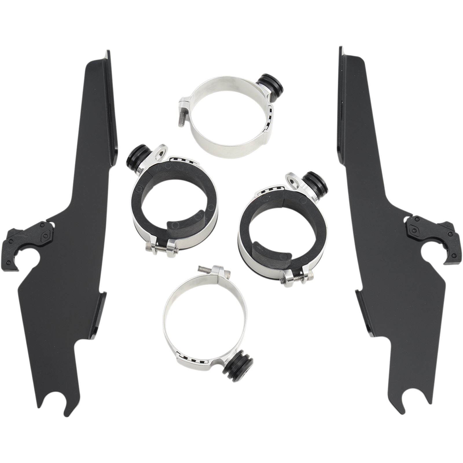 Memphis Shades Batwing Trigger Lock Mounting Kit For Yamaha VStar - Black MEM8992_427463