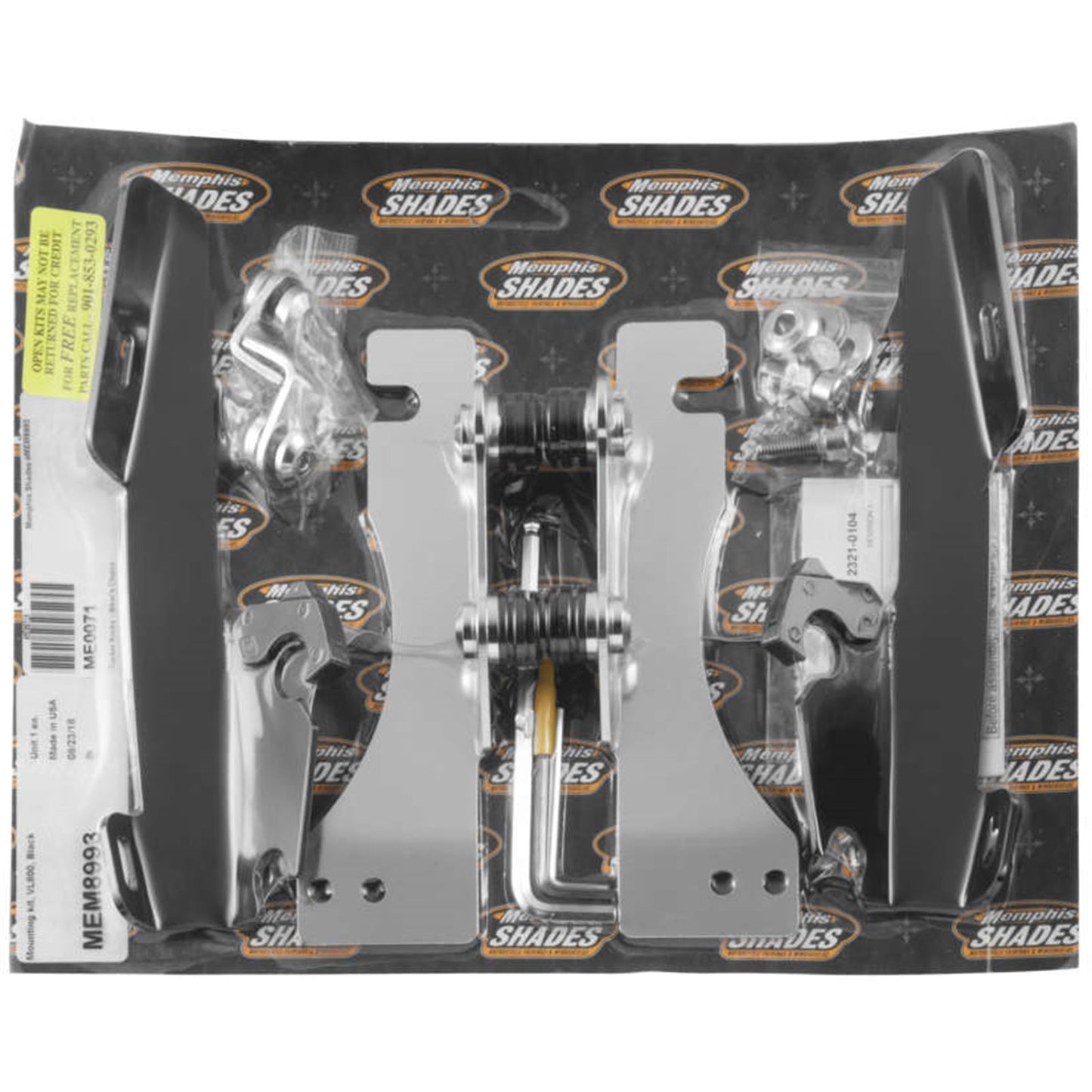 Memphis Shades Batwing Trigger Lock Mounting Kit - VL800 - Black MEM8993_73429
