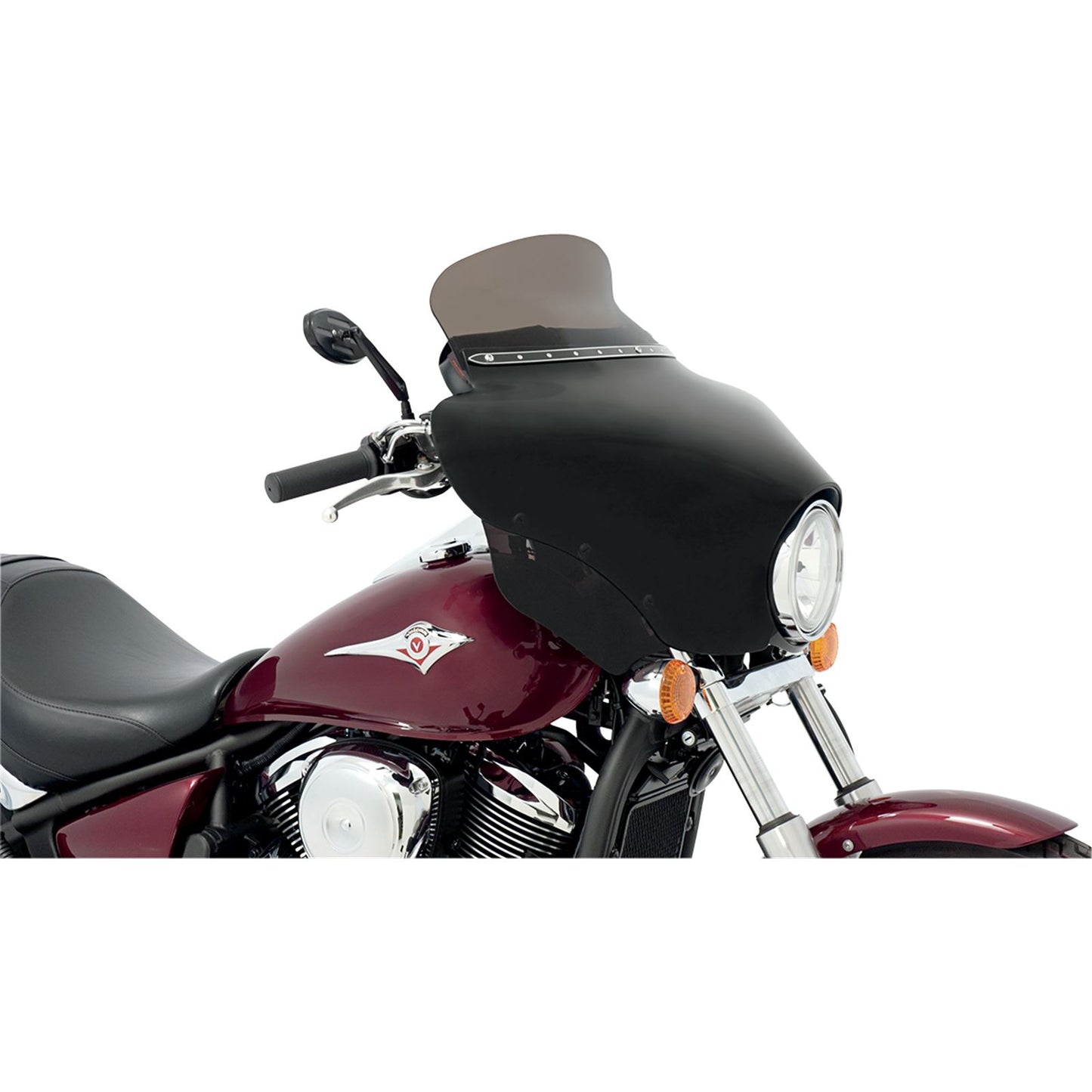 Memphis Shades Batwing Spoiler Shield - 6.5" - Black MEP8541_426943