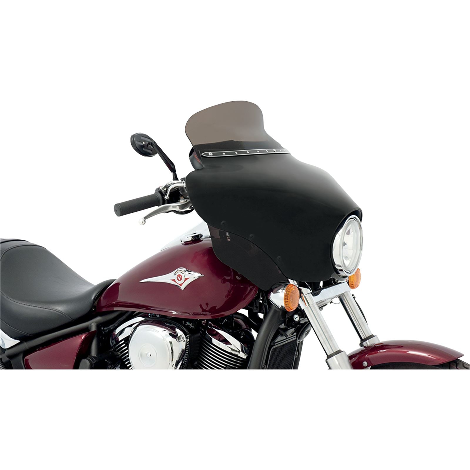 Memphis Shades Batwing Spoiler Shield - 6.5" - Black MEP8541_426943