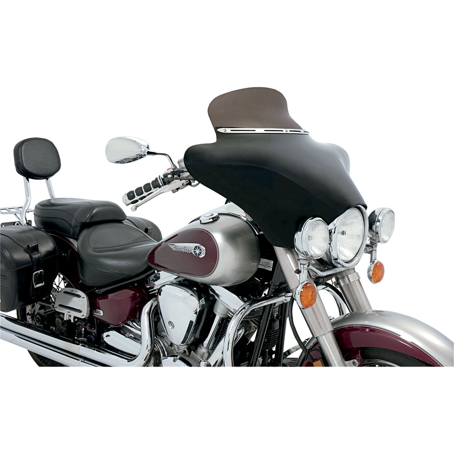 Memphis Shades Batwing Spoiler Shield - 6.5" - Black MEP8541_426947
