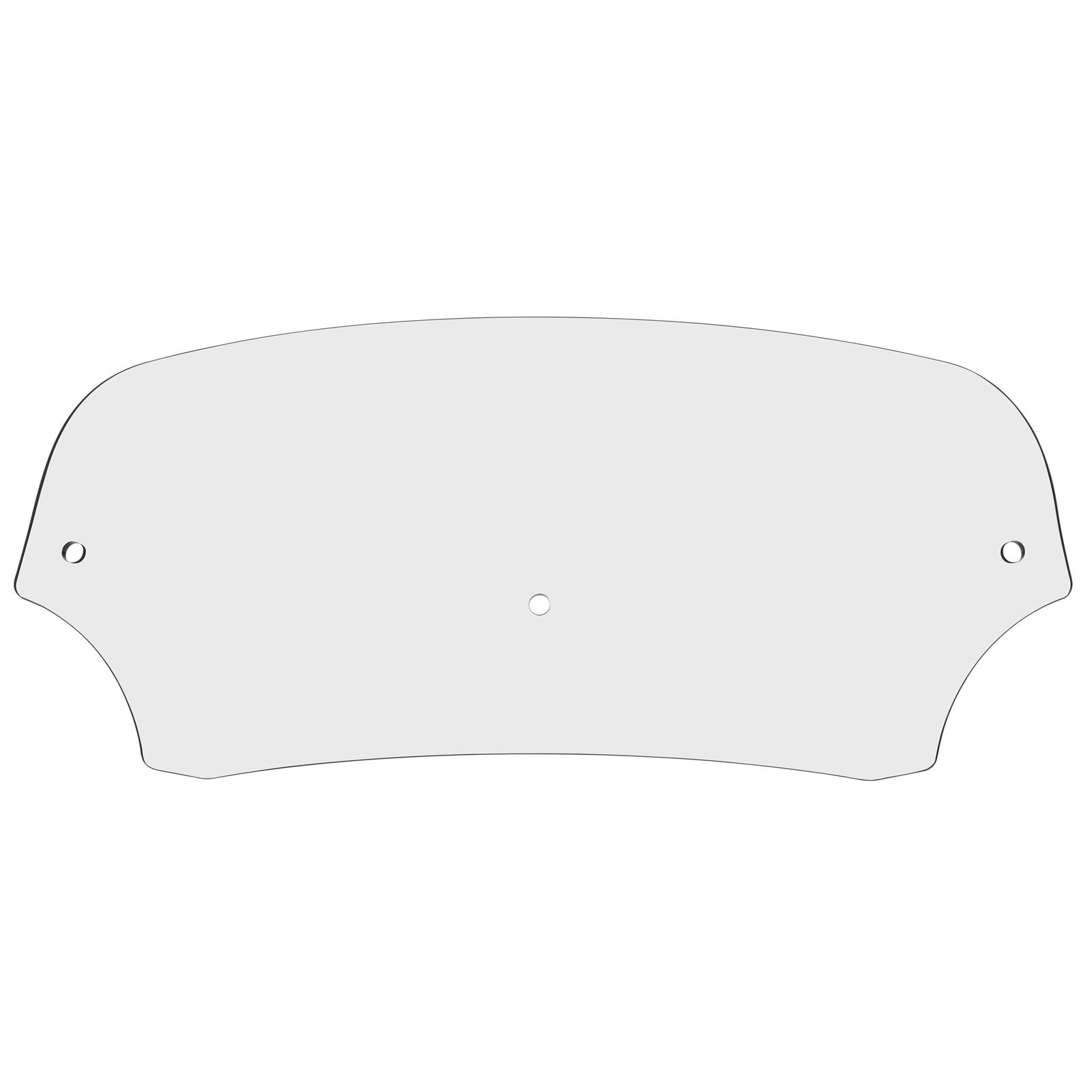 Memphis Shades Fairing Shield - Clear - 5" MEP8500_73489