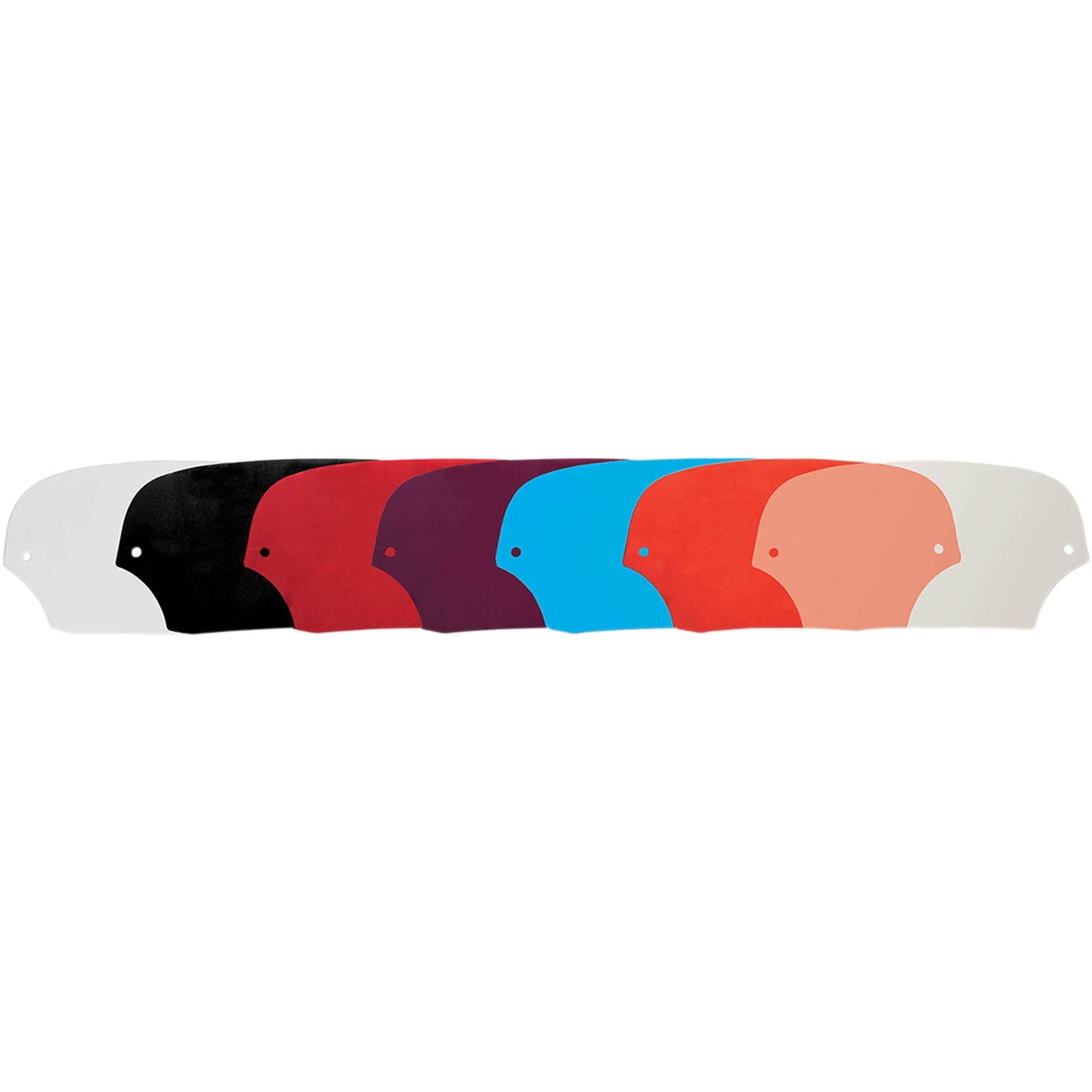 Memphis Shades Fairing Shield - Black - 5" MEP8501_425488