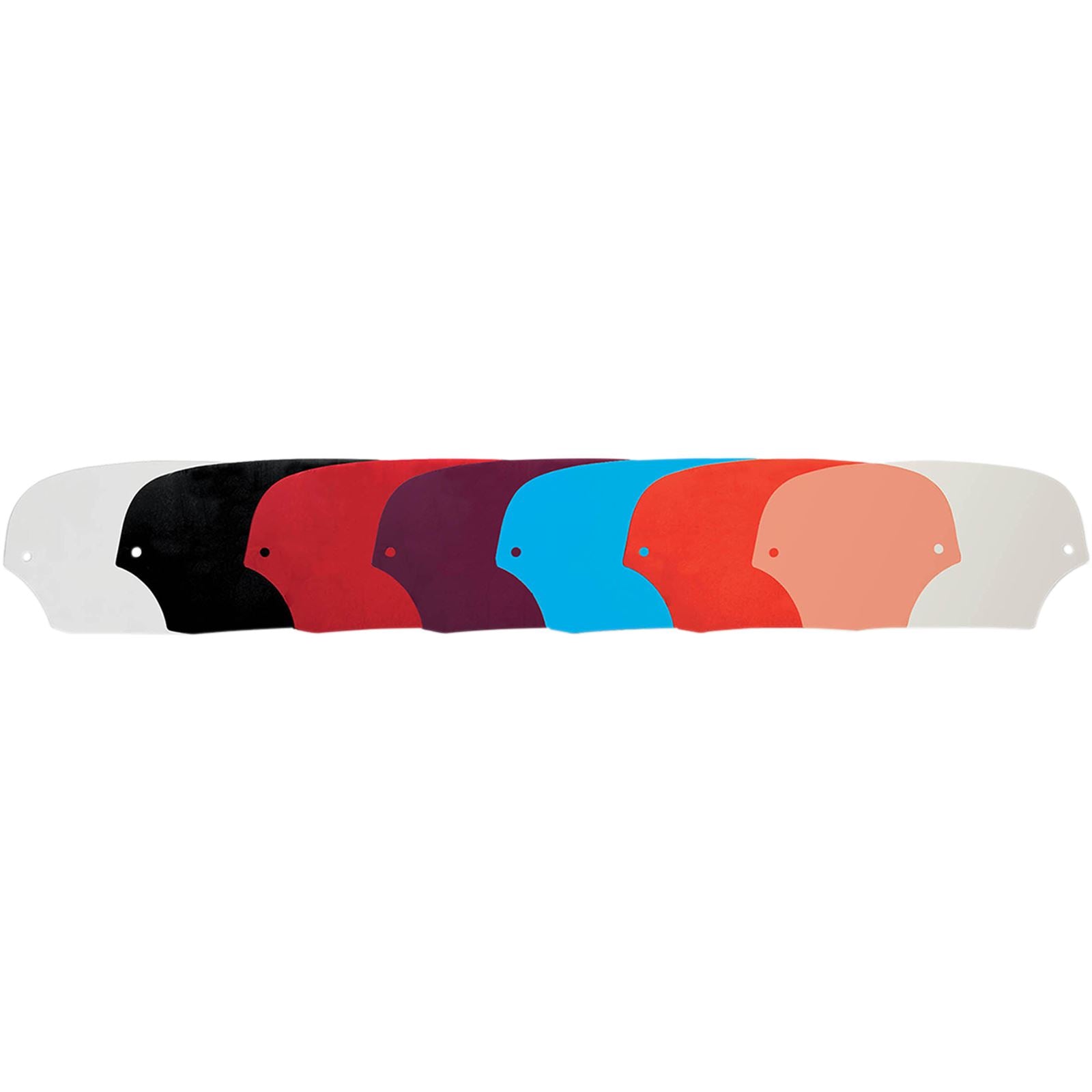 Memphis Shades Fairing Shield - Black - 5" MEP8501_425488