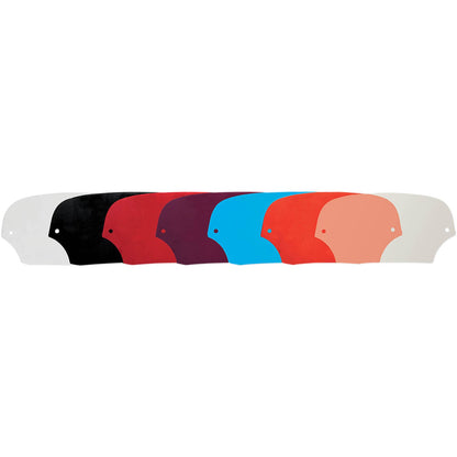 Memphis Shades Fairing Shield - Black - 5" MEP8501_425488