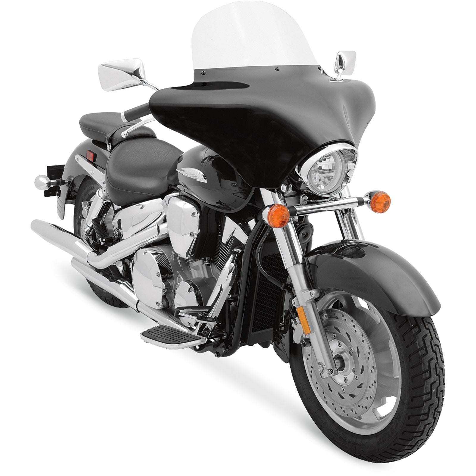 Memphis Shades Fairing Shield - Clear - 9" MEP8520_425536