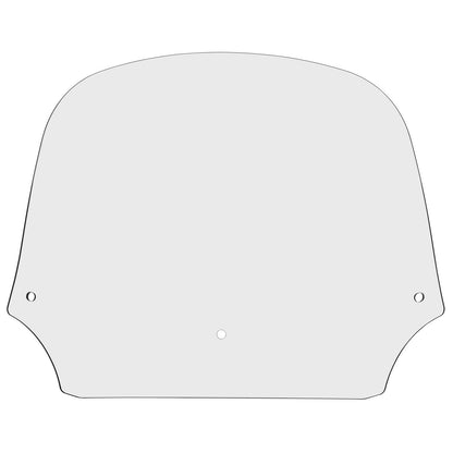 Memphis Shades Fairing Shield - Clear - 12" MEP8530_73518
