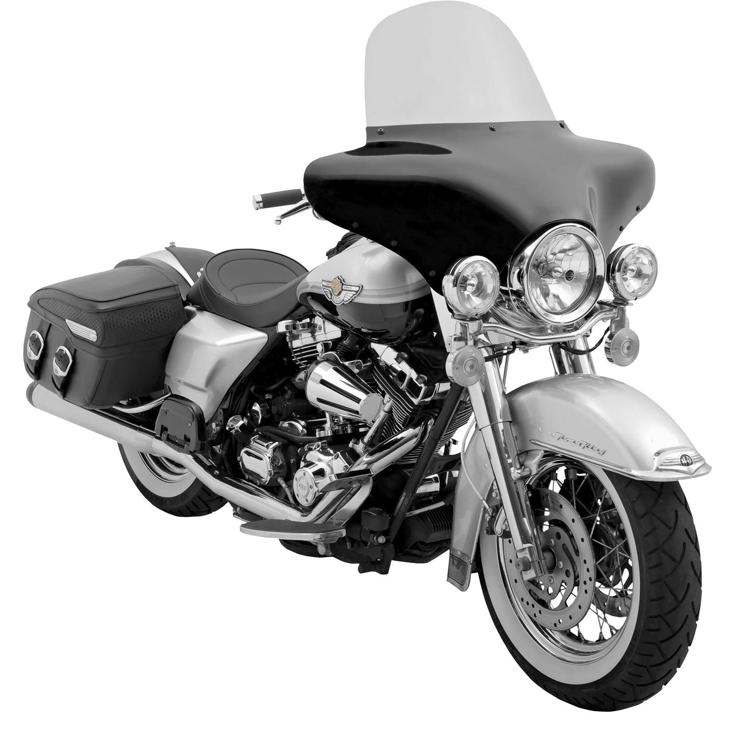 Memphis Shades Fairing Shield - Clear - 12" MEP8530_73519