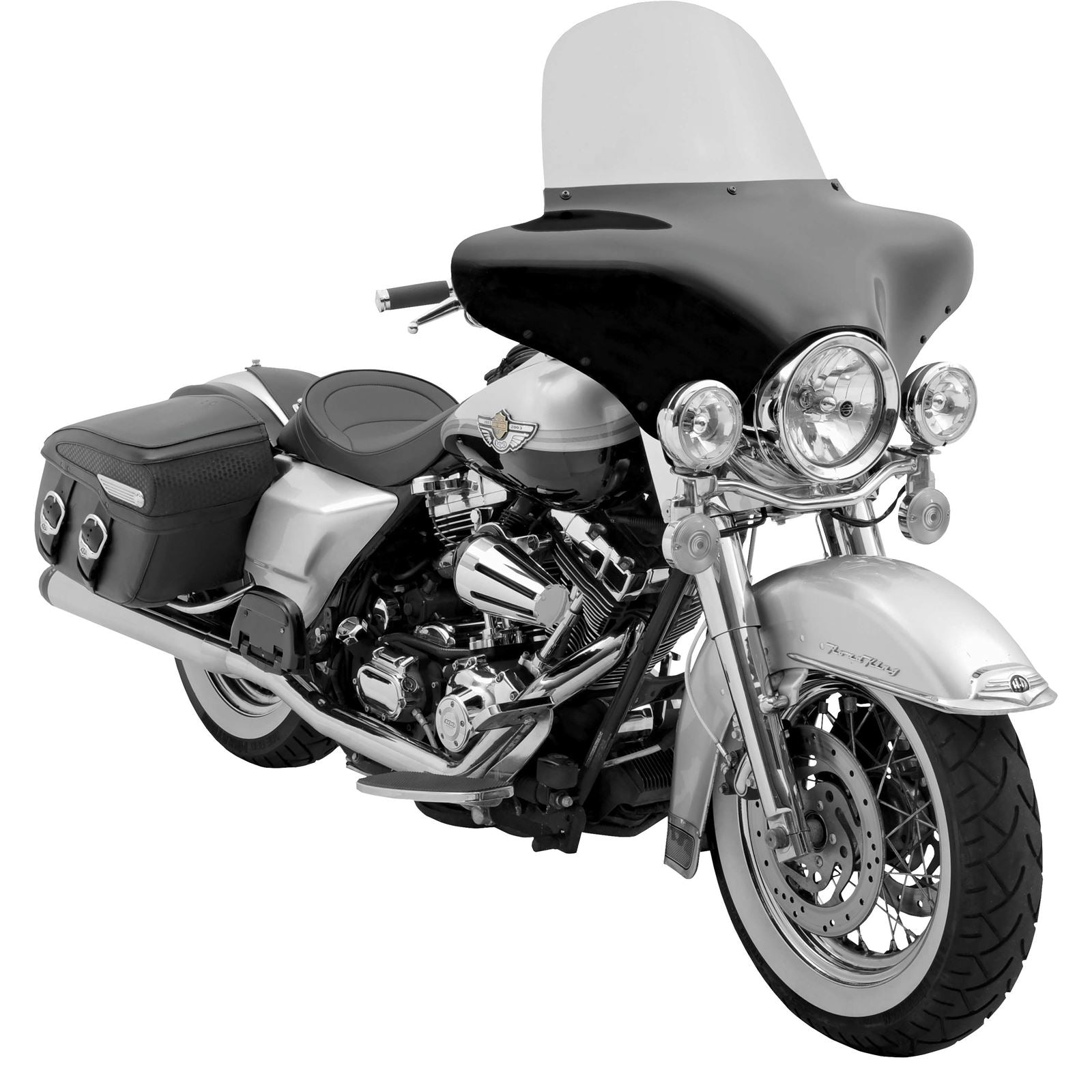 Memphis Shades Fairing Shield - Clear - 12" MEP8530_73519
