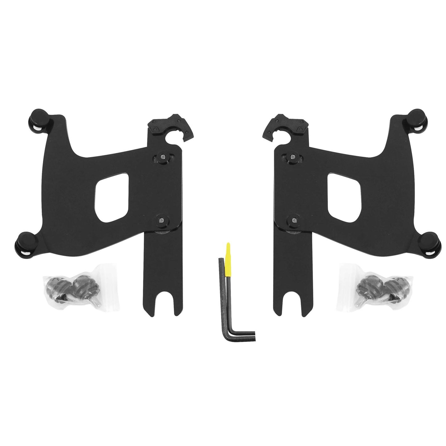 Memphis Shades Bullet Trigger Lock Mounting Kit - Covered Forks without Lightbar Black MEB1975_73538
