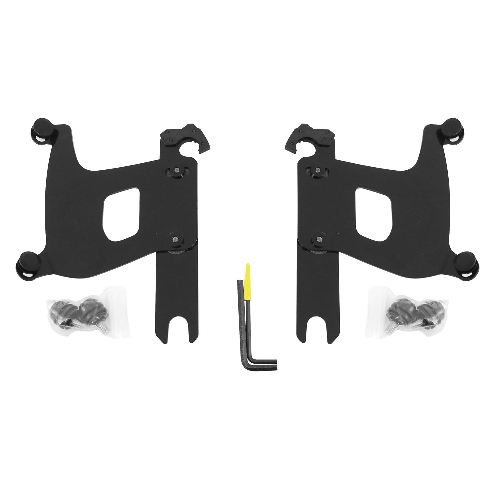 Memphis Shades Bullet Trigger Lock Mounting Kit - Covered Forks without Lightbar Black MEB1975_73538