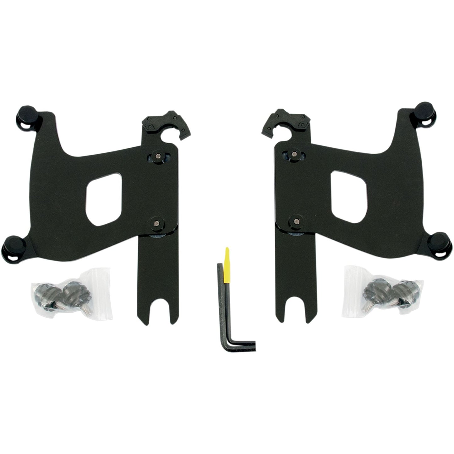 Memphis Shades Bullet Trigger Lock Mounting Kit - Covered Forks without Lightbar Black MEB1975_425906