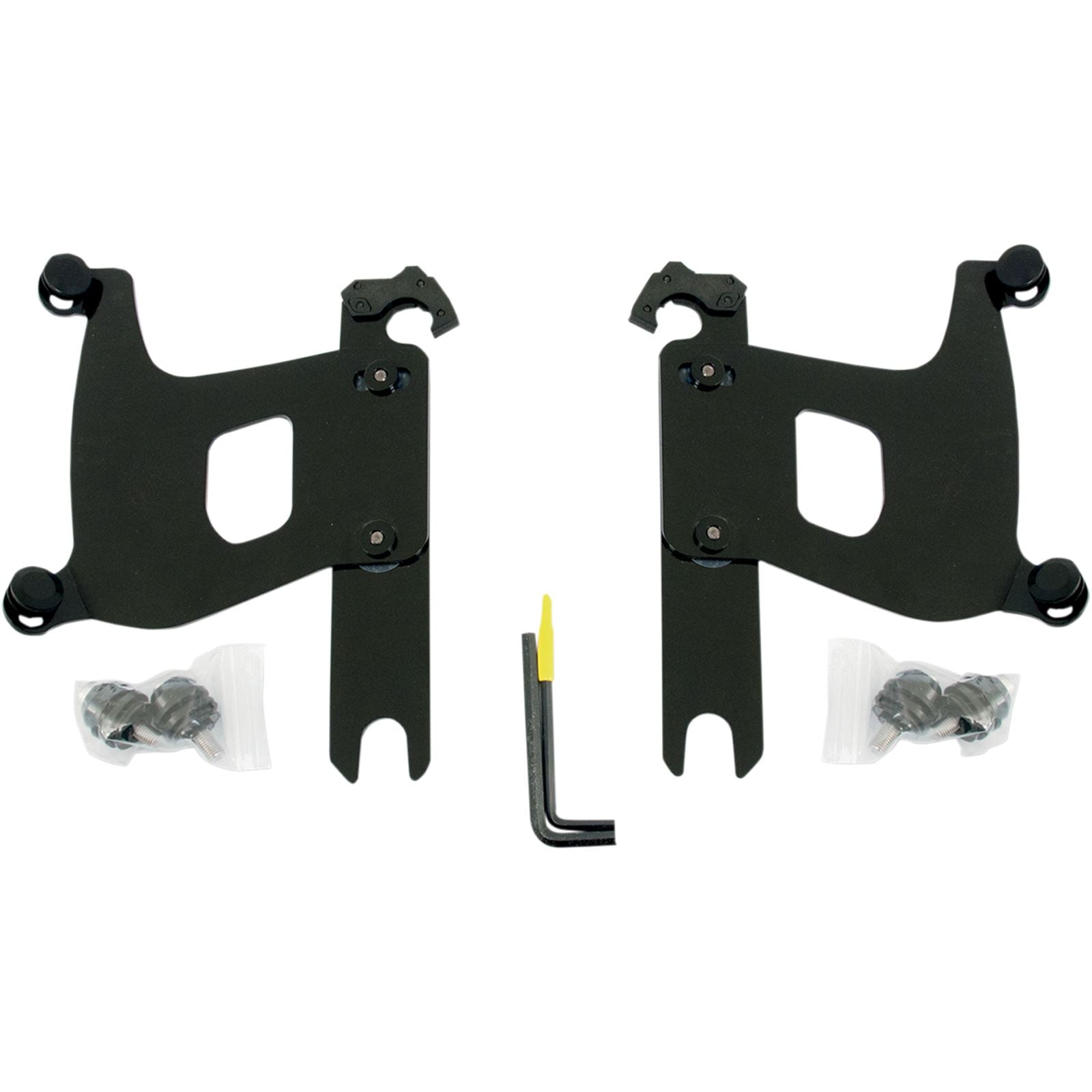 Memphis Shades Bullet Trigger Lock Mounting Kit - Covered Forks without Lightbar Black MEB1975_425906