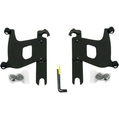 Memphis Shades Bullet Trigger Lock Mounting Kit - Covered Forks without Lightbar Black MEB1975_425906