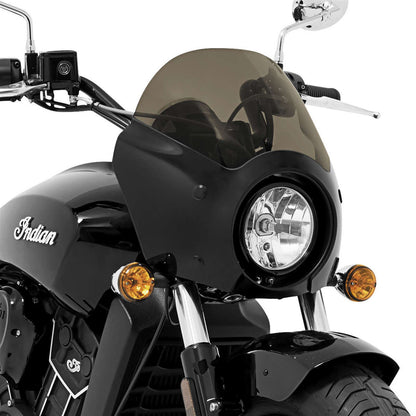 Memphis Shades Cafe Fairing for Indian Scout - Black MEM7361_73567