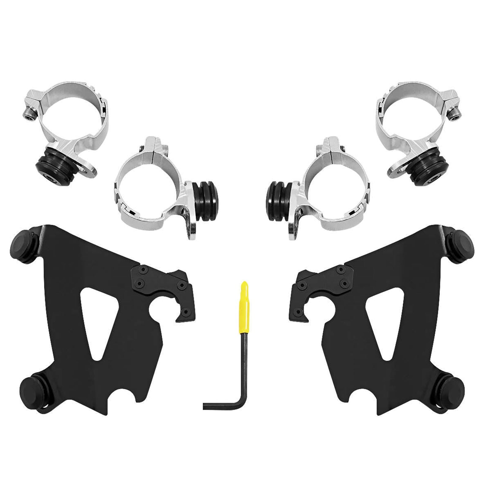 Memphis Shades Cafe Mounting Kit - Black - XL MEB1995_73569