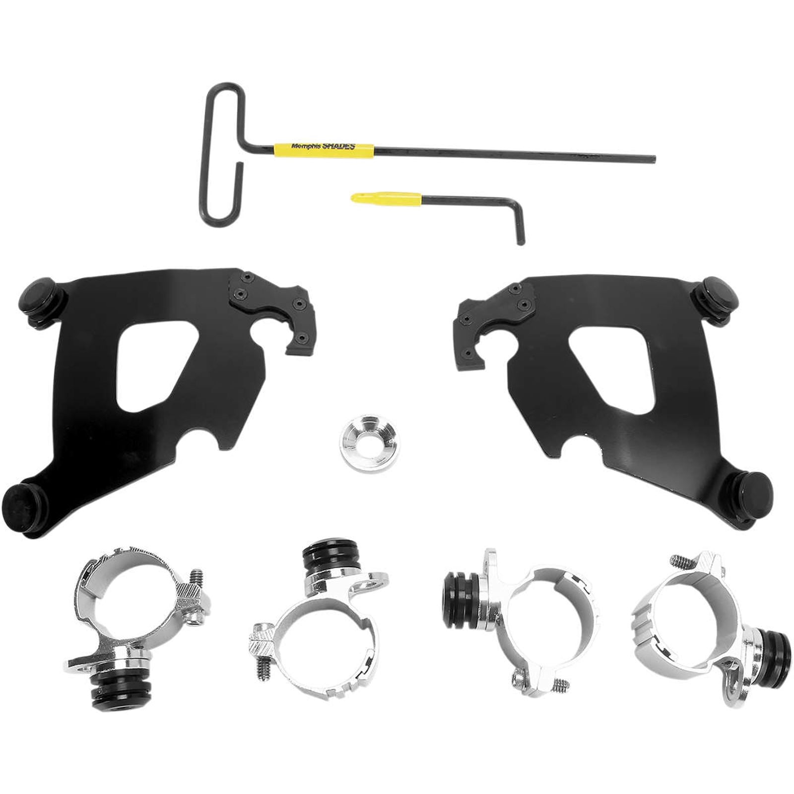Memphis Shades Cafe Mounting Kit - Black - XL883 MEB2003_73572