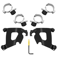 Memphis Shades Cafe Mounting Kit - Polished - Black MEB2025_73576