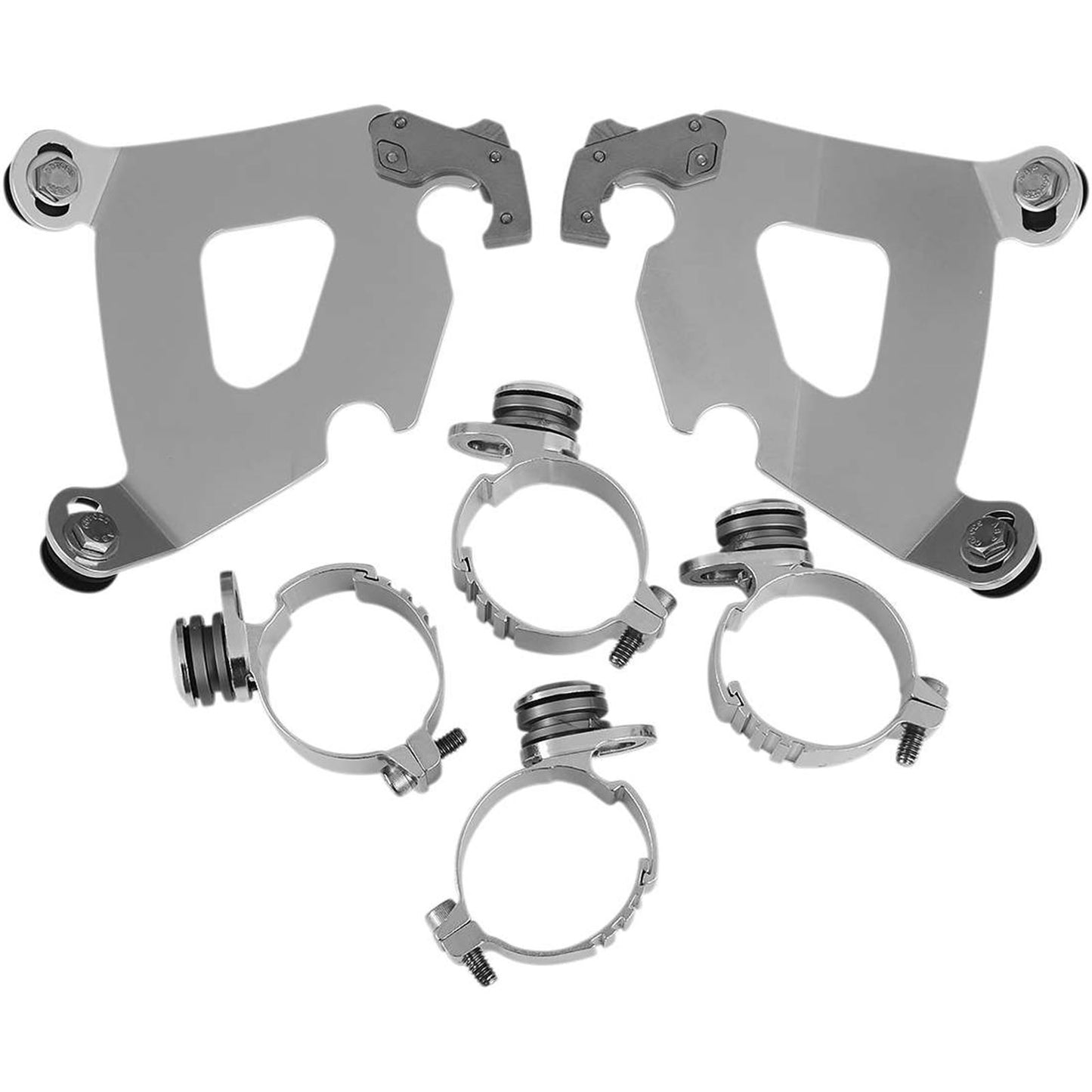 Memphis Shades Cafe Mounting Kit - Polished - FXD MEK1994_73577