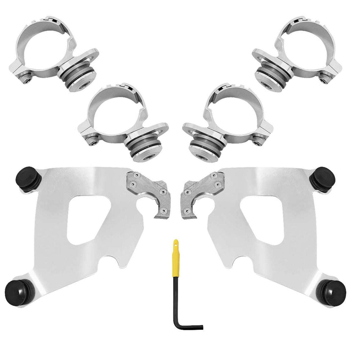 Memphis Shades Cafe Mounting Kit - Polished - Scout MEK2025_73583