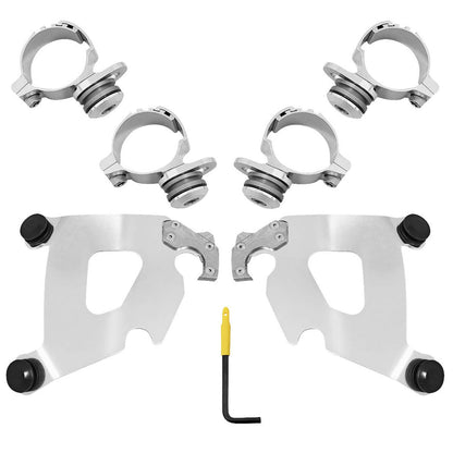 Memphis Shades Cafe Mounting Kit - Polished - Scout MEK2025_73583