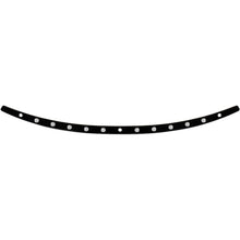 Memphis Shades Windshield Trim - Black - Dish - FLH '96-'13 MEB0943_427018