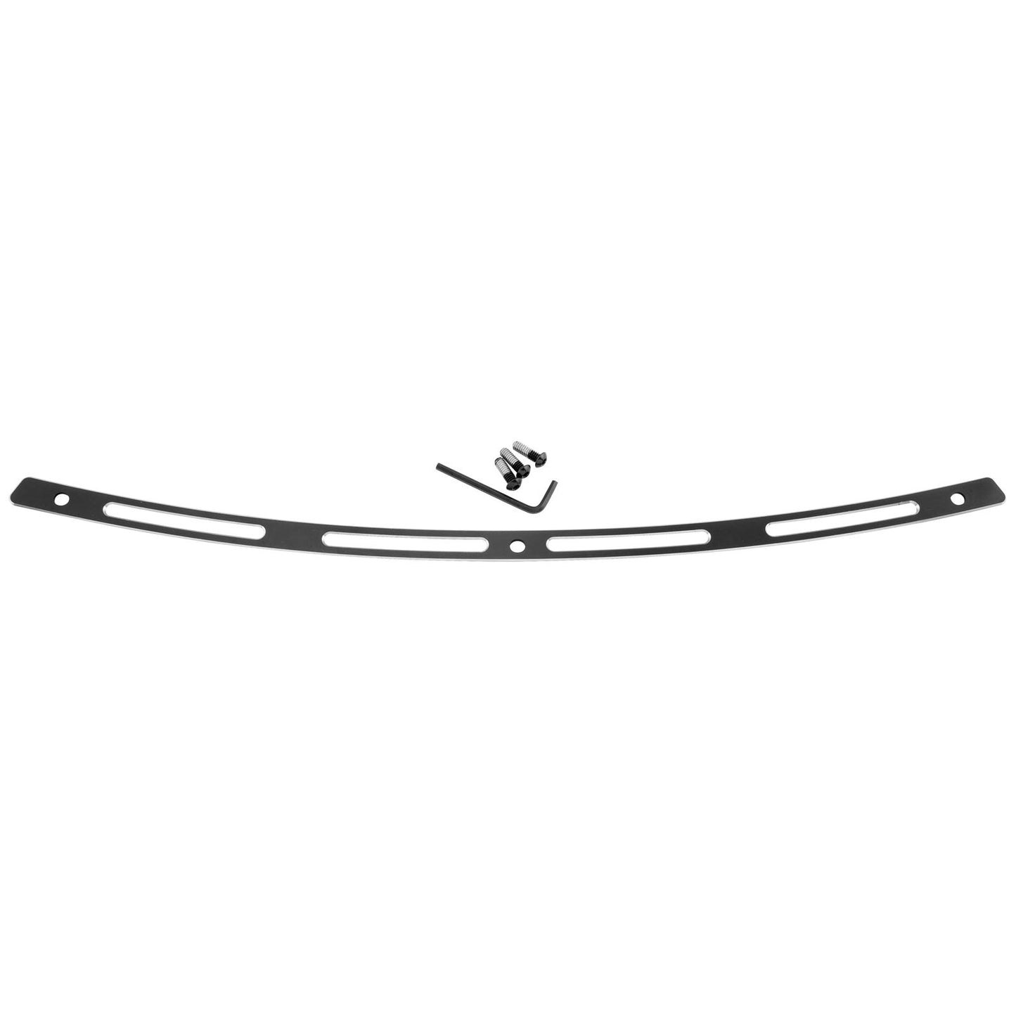 Memphis Shades Windshield Trim - Black - Slots - FLH '96-'13 MEB0945_73634