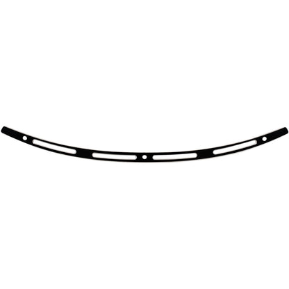Memphis Shades Windshield Trim - Black - Slots - FLH '96-'13 MEB0945_427022