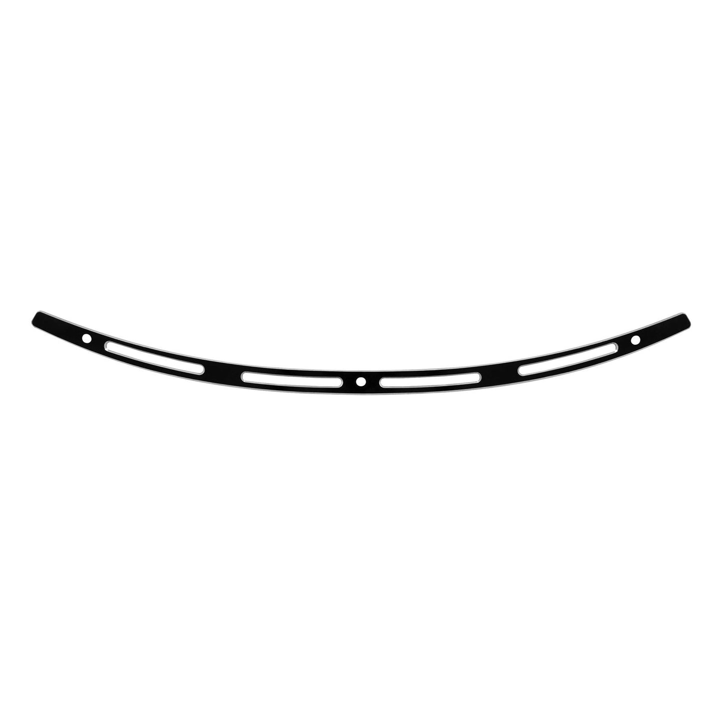 Memphis Shades Windshield Trim - Black - Slots - FLH '14+ MEB0974_73639