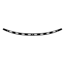 Memphis Shades Windshield Trim - Black - Oval - FLH '14+ MEB0975_73642