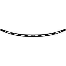 Memphis Shades Windshield Trim - Black - Oval - FLH '14+ MEB0975_427036